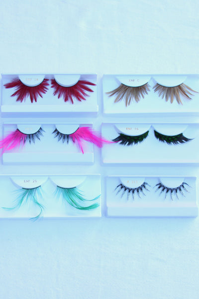 Feather Eyelashes